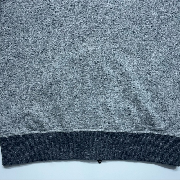 Faherty Full Zip Hoodie Mens Size Medium Gray Cotton Fleece Lined Huckberry - Picture 13 of 13